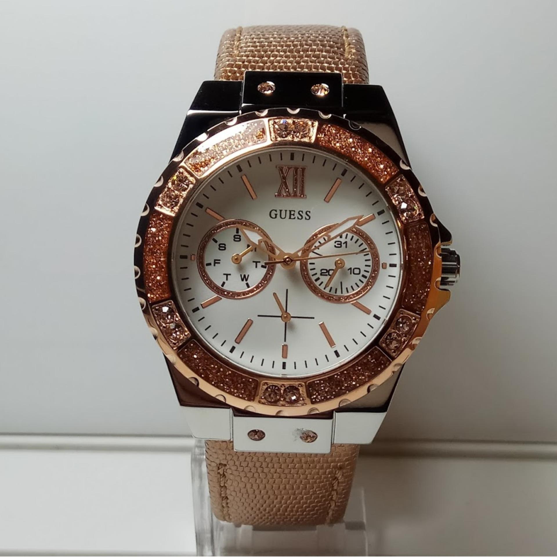 Guess W0149l6 Multifunction Jam Tangan Wanita Putih